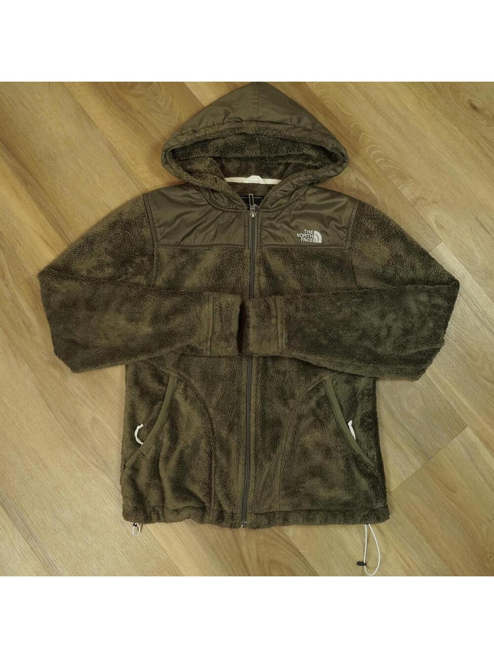 The North Face Brown Sherpa Fleece Hoodie Jacket - Gorpcore Casual Women's Small